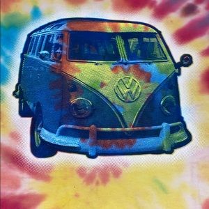 Retro Volkswagen Bus tie dye T-shirt. Size M